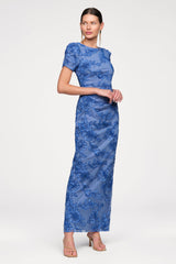 Oriana Short Sleeve Gown - JS Collections - Flyclothing LLC
