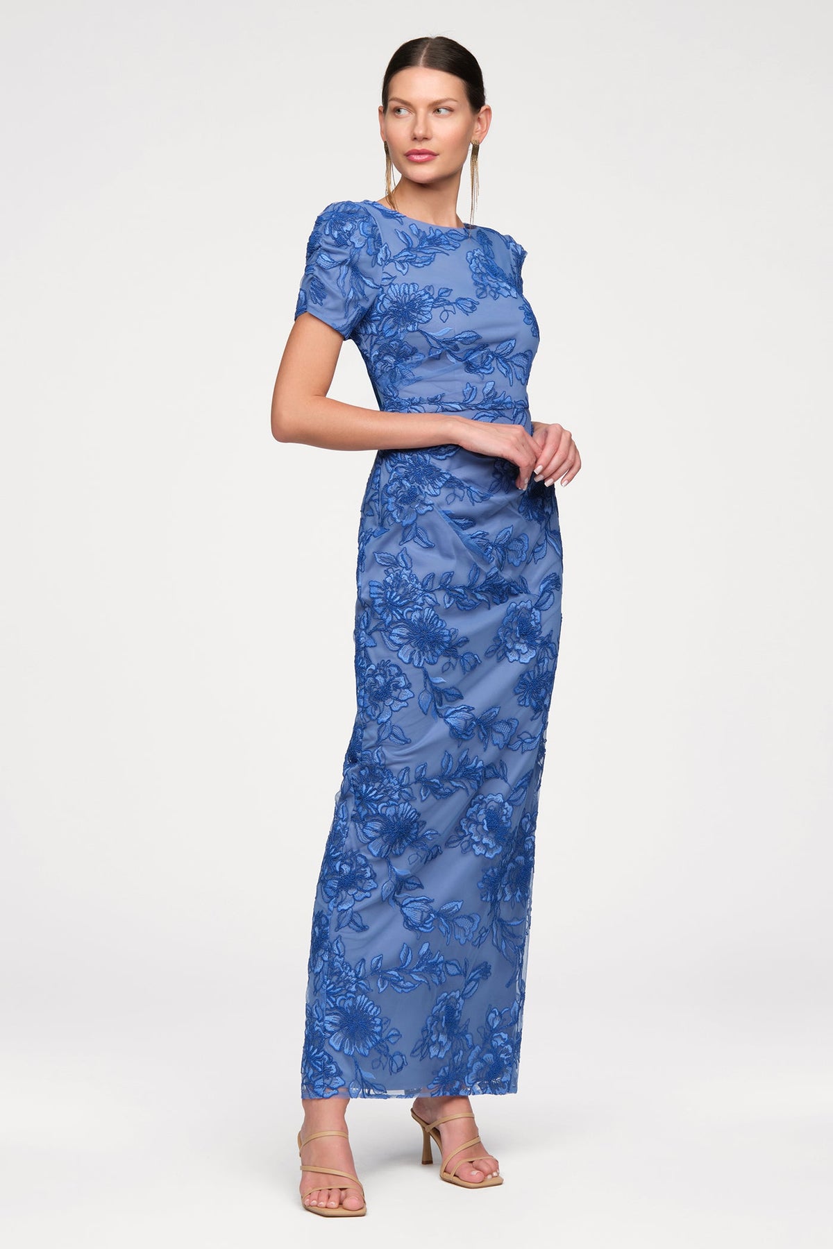 Oriana Short Sleeve Gown - JS Collections - Flyclothing LLC