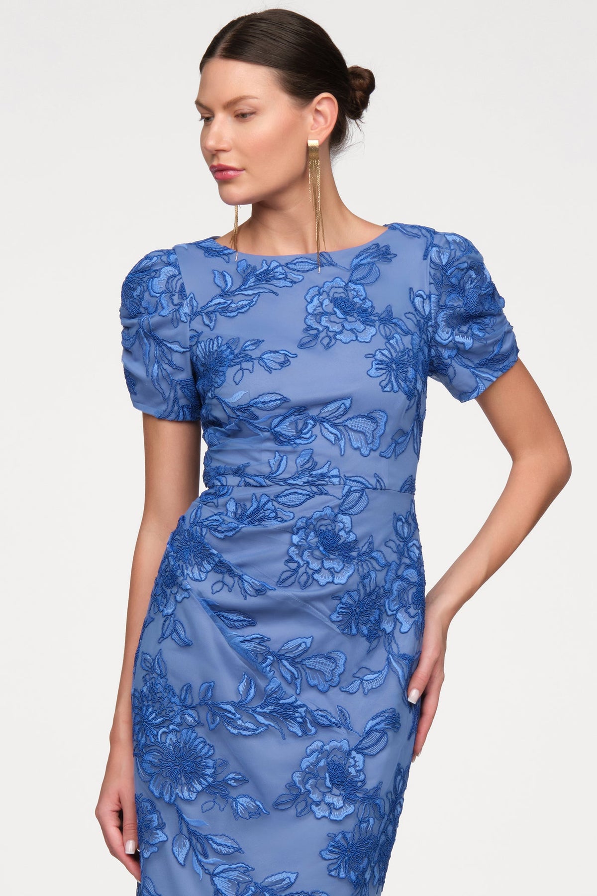 Oriana Short Sleeve Gown - JS Collections - Flyclothing LLC