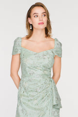 Blossom Cascade Detail Gown - JS Collections - Flyclothing LLC