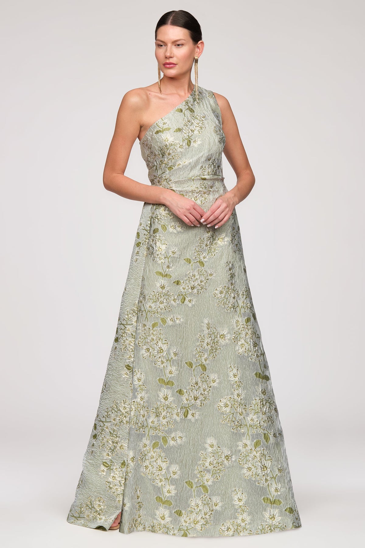 Gretchen One Shoulder Gown - JS Collections - Flyclothing LLC