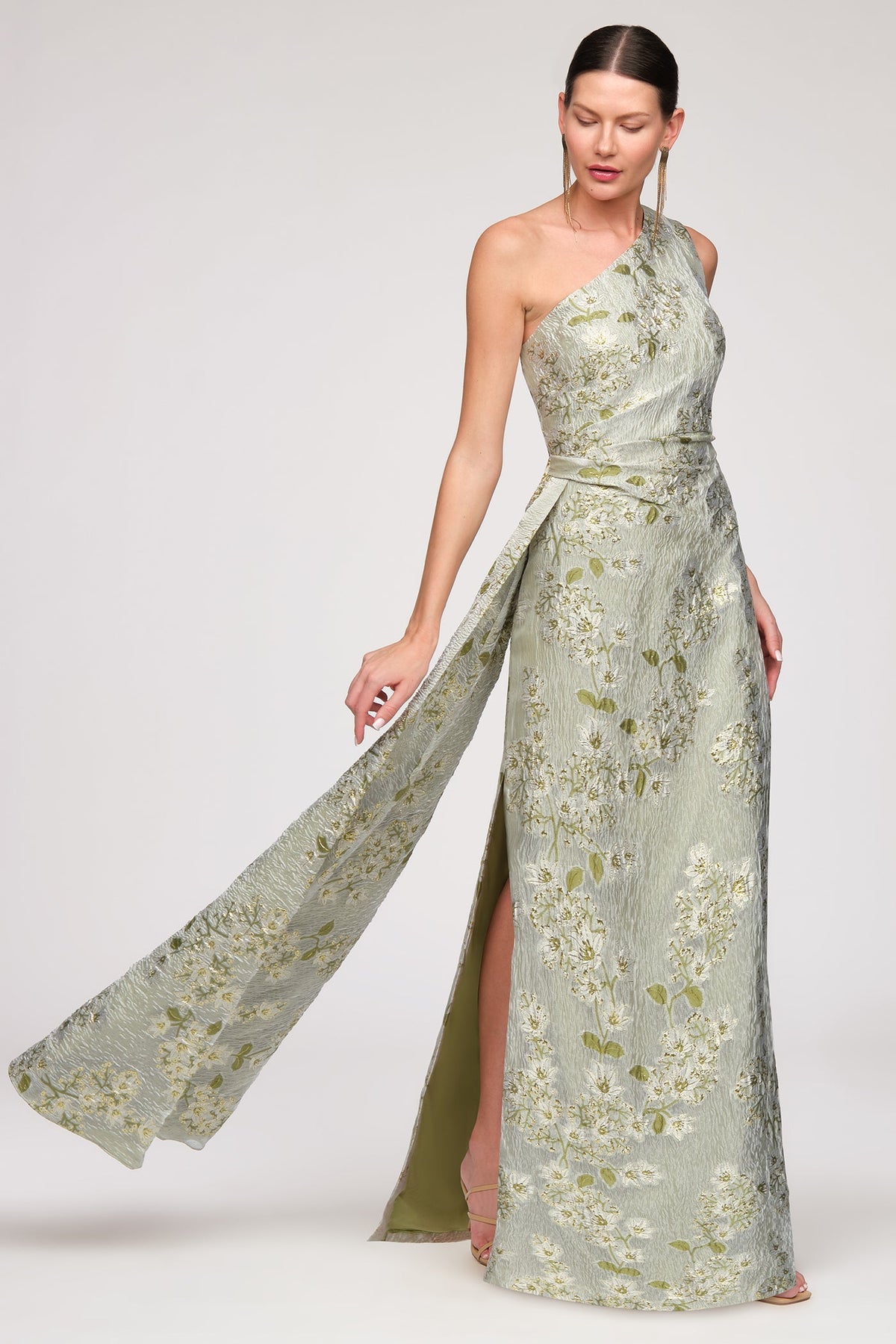 Gretchen One Shoulder Gown - JS Collections - Flyclothing LLC