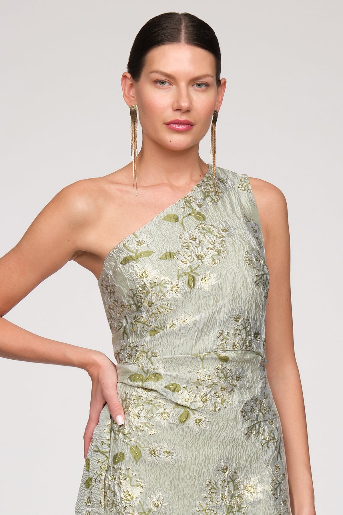 Gretchen One Shoulder Gown - JS Collections - Flyclothing LLC