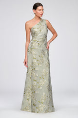 Gretchen One Shoulder Gown - JS Collections - Flyclothing LLC
