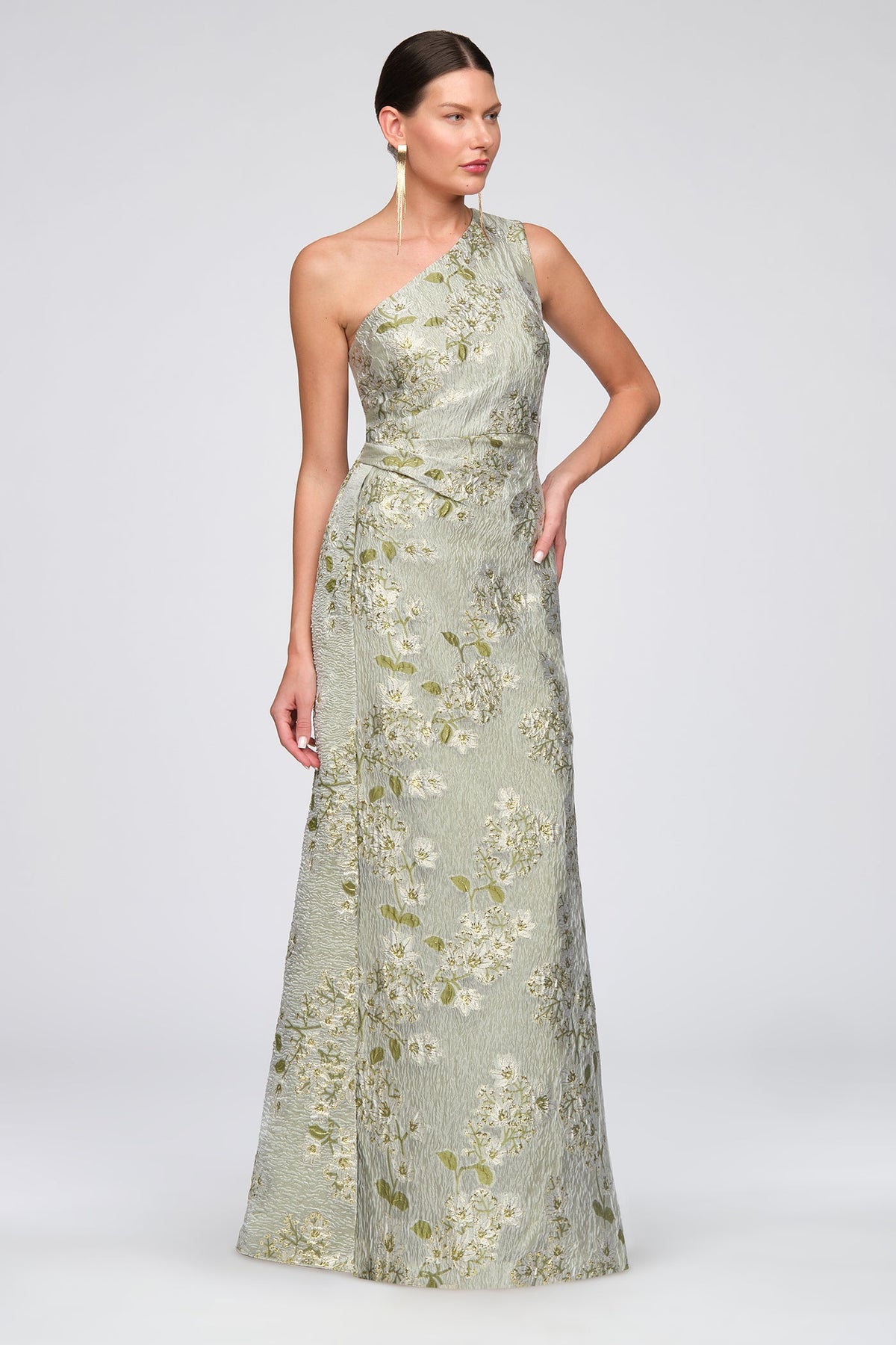 Gretchen One Shoulder Gown - JS Collections - Flyclothing LLC