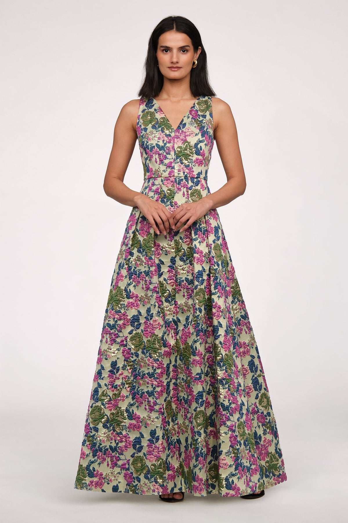 Madge V Neckline Gown - JS Collections - Flyclothing LLC