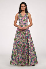 Madge V Neckline Gown - JS Collections - Flyclothing LLC