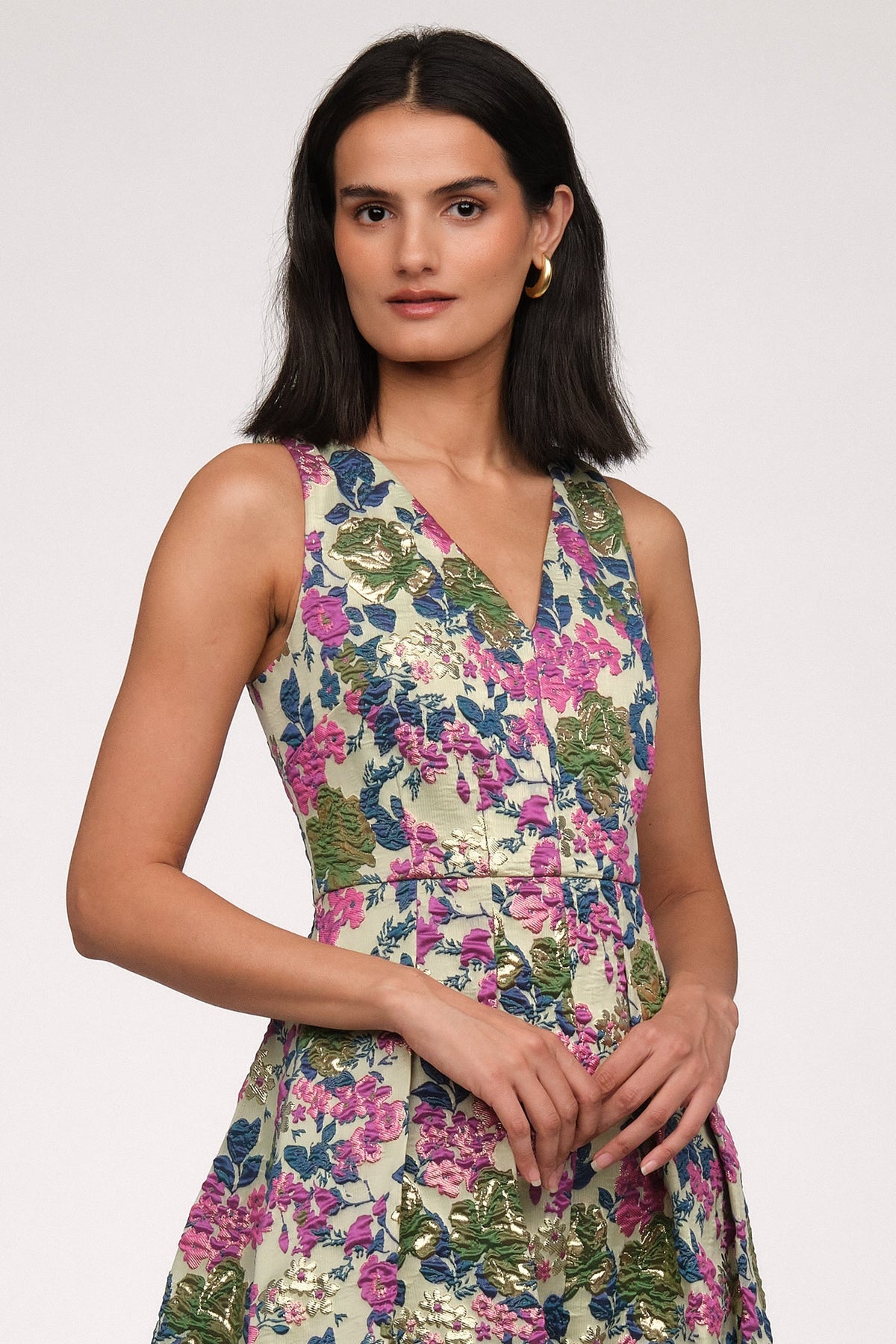 Madge V Neckline Gown - JS Collections - Flyclothing LLC