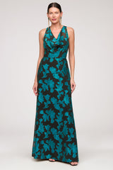 Melba Cowl Neckline Gown - JS Collections - Flyclothing LLC