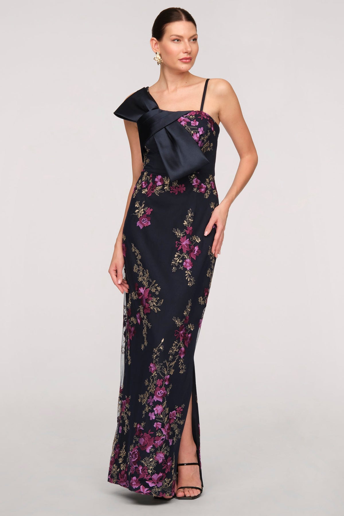 Piper Bow Detail Gown - JS Collections - Flyclothing LLC
