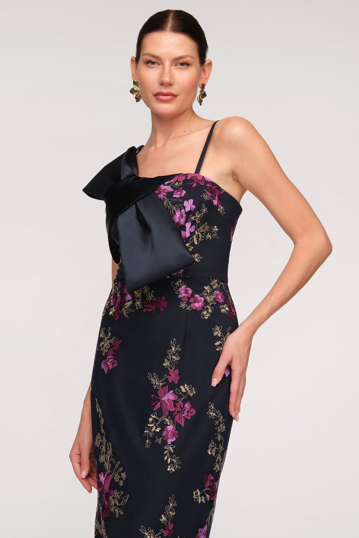 Piper Bow Detail Gown - JS Collections - Flyclothing LLC