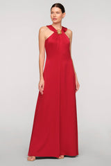 Maci Satin Halter Gown - JS Collections - Flyclothing LLC