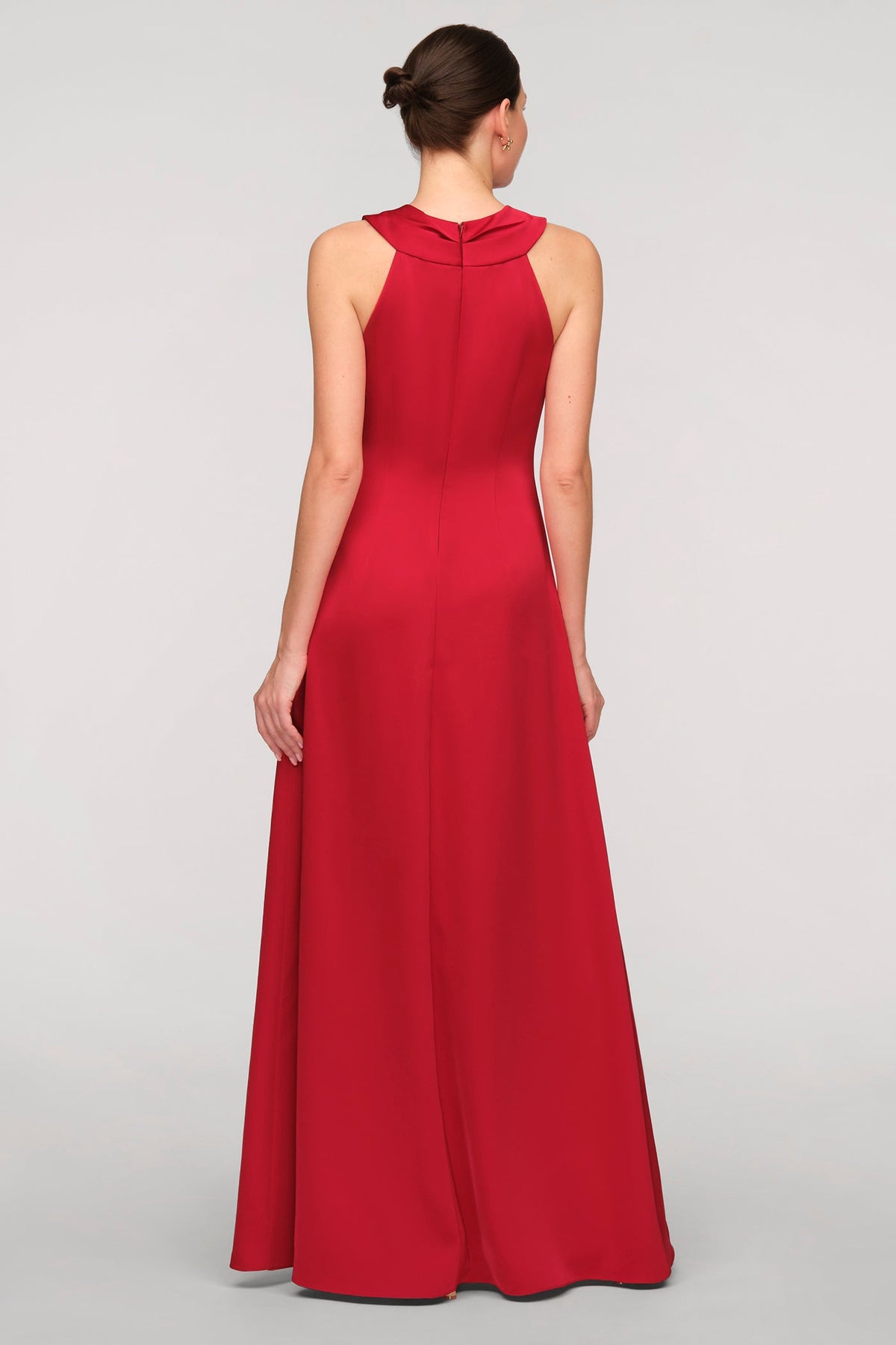 Maci Satin Halter Gown - JS Collections - Flyclothing LLC