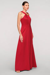Maci Satin Halter Gown - JS Collections - Flyclothing LLC