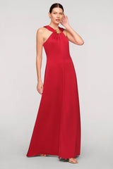 Maci Satin Halter Gown - JS Collections - Flyclothing LLC