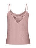 Eyelet Lace Detail V-Neck Cami - Trendsi - Flyclothing LLC