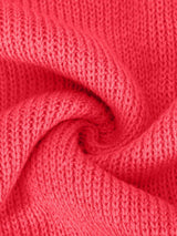 Round Neck Long Sleeve Sweater - Trendsi - Flyclothing LLC