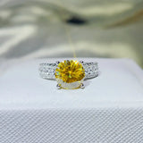 3 Carat Moissanite 925 Sterling Silver Ring - Trendsi - Flyclothing LLC