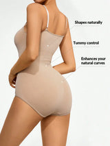 Basic Bae Full Size Scoop Neck Butt Lifting Bodysuit - ShopBasicbae - Flyclothing LLC
