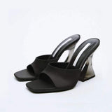 Open Toe High Heel Sandals - Trendsi - Flyclothing LLC
