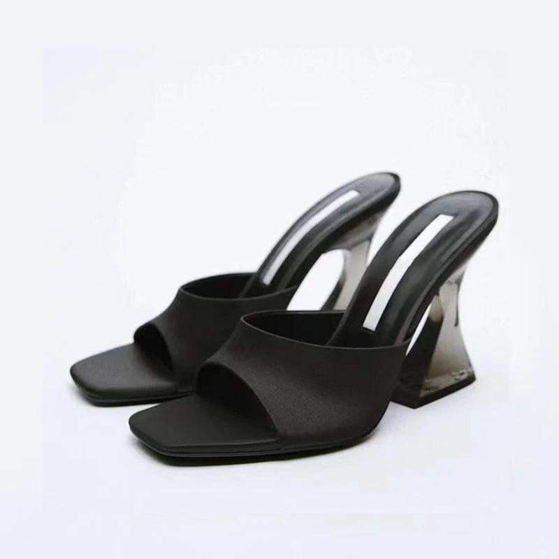 Open Toe High Heel Sandals - Trendsi