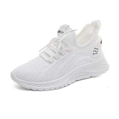 Mesh Lace-Up Platform Athletic Shoes - Trendsi - Flyclothing LLC
