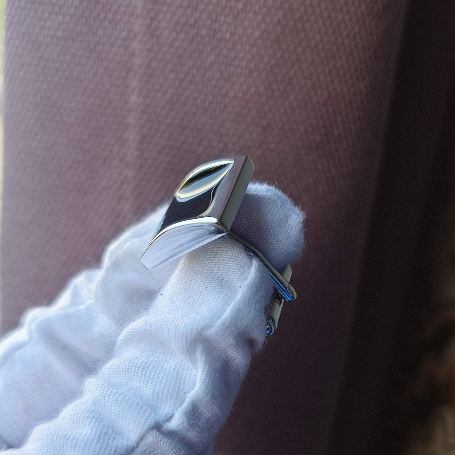 Classic Black Square French Cufflinks Cross-border Epoxy Cufflinks Nail - My Store - Flyclothing LLC