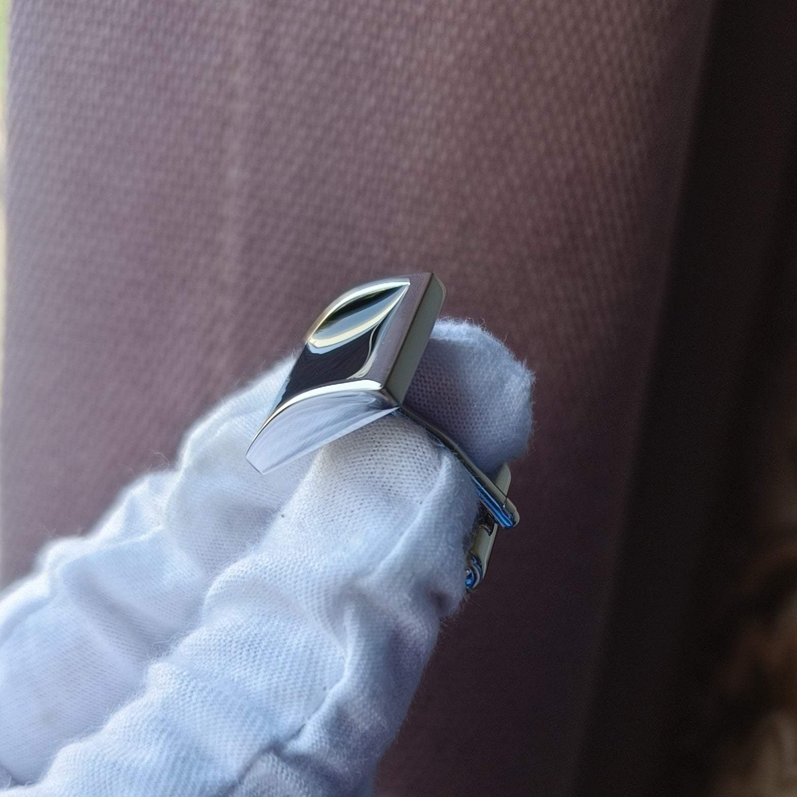 Classic Black Square French Cufflinks Cross-border Epoxy Cufflinks Nail - My Store - Flyclothing LLC