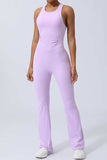 Crisscross Wide Strap Sleeveless Jumpsuit - Trendsi - Flyclothing LLC