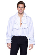 Men's Ruffle Front Costume Shirt