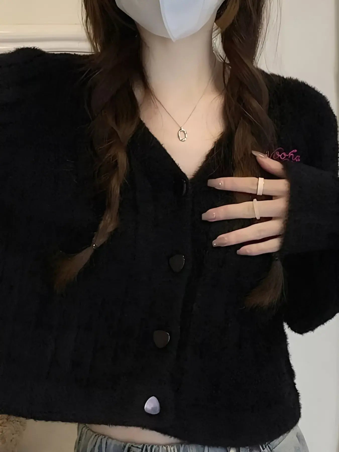 Button Up Ribbed Knit Cardigan - Trendsi - Flyclothing LLC