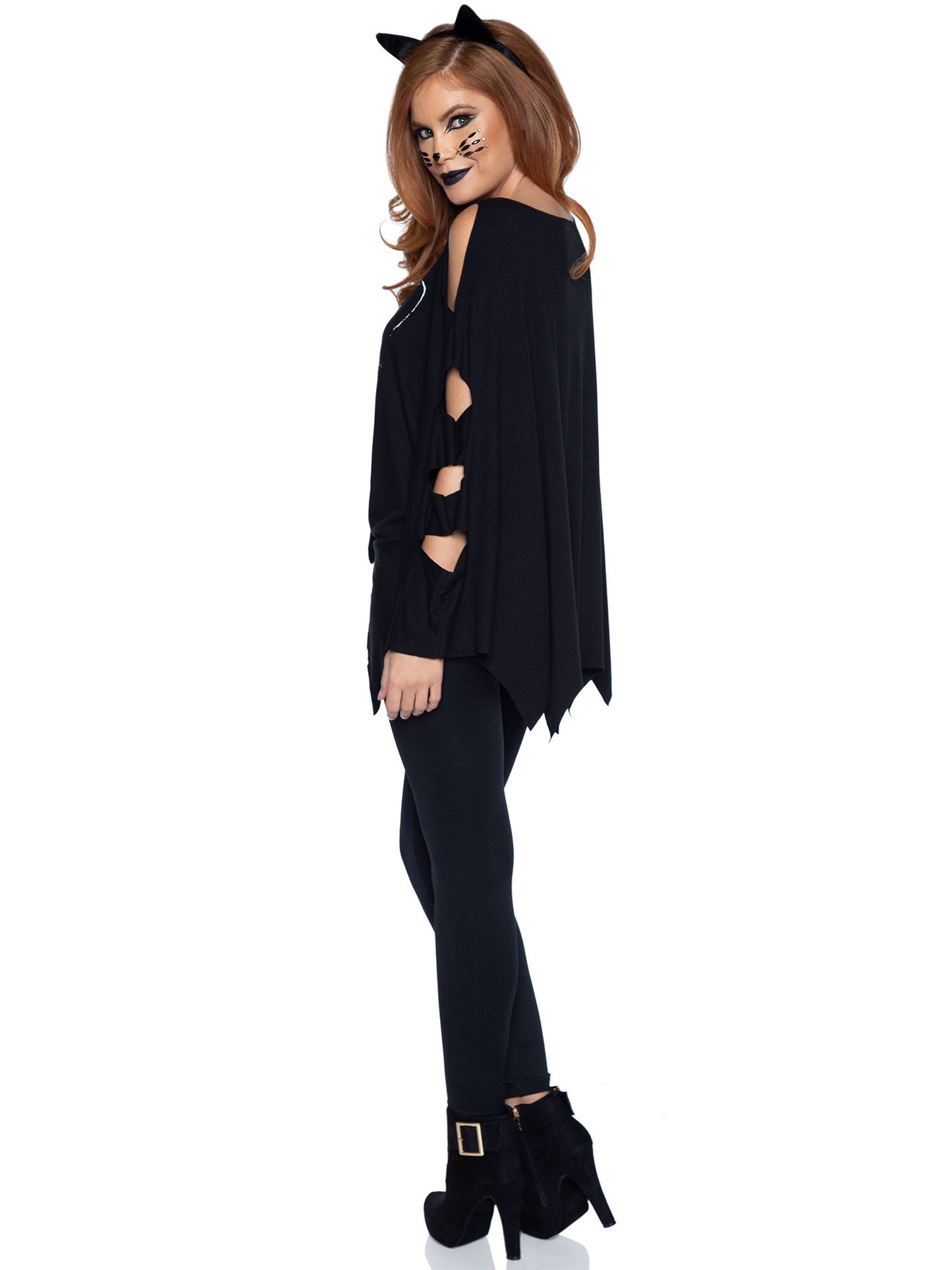 Cat Costume Poncho Set