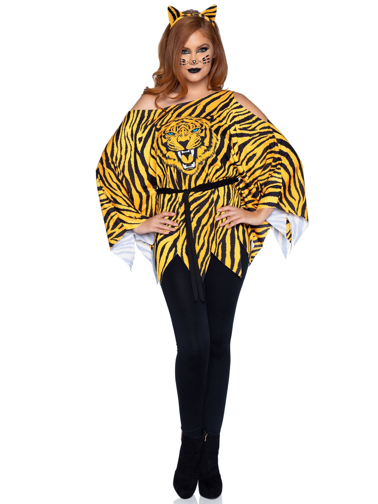 Tiger Costume Poncho Set