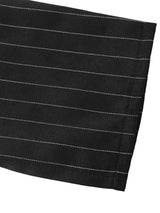 Striped Long Sleeve Peplum Blouse - Trendsi - Flyclothing LLC