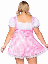 Gingham Dress With Apron