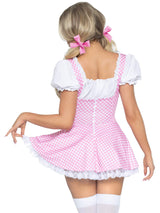 Gingham Dress With Apron