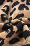 Leopard Button Up Long Sleeve Jacket - Trendsi - Flyclothing LLC