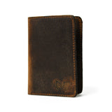 Passport Plus Leather Cover - Brown - Classy Leather Bags - Flyclothing LLC