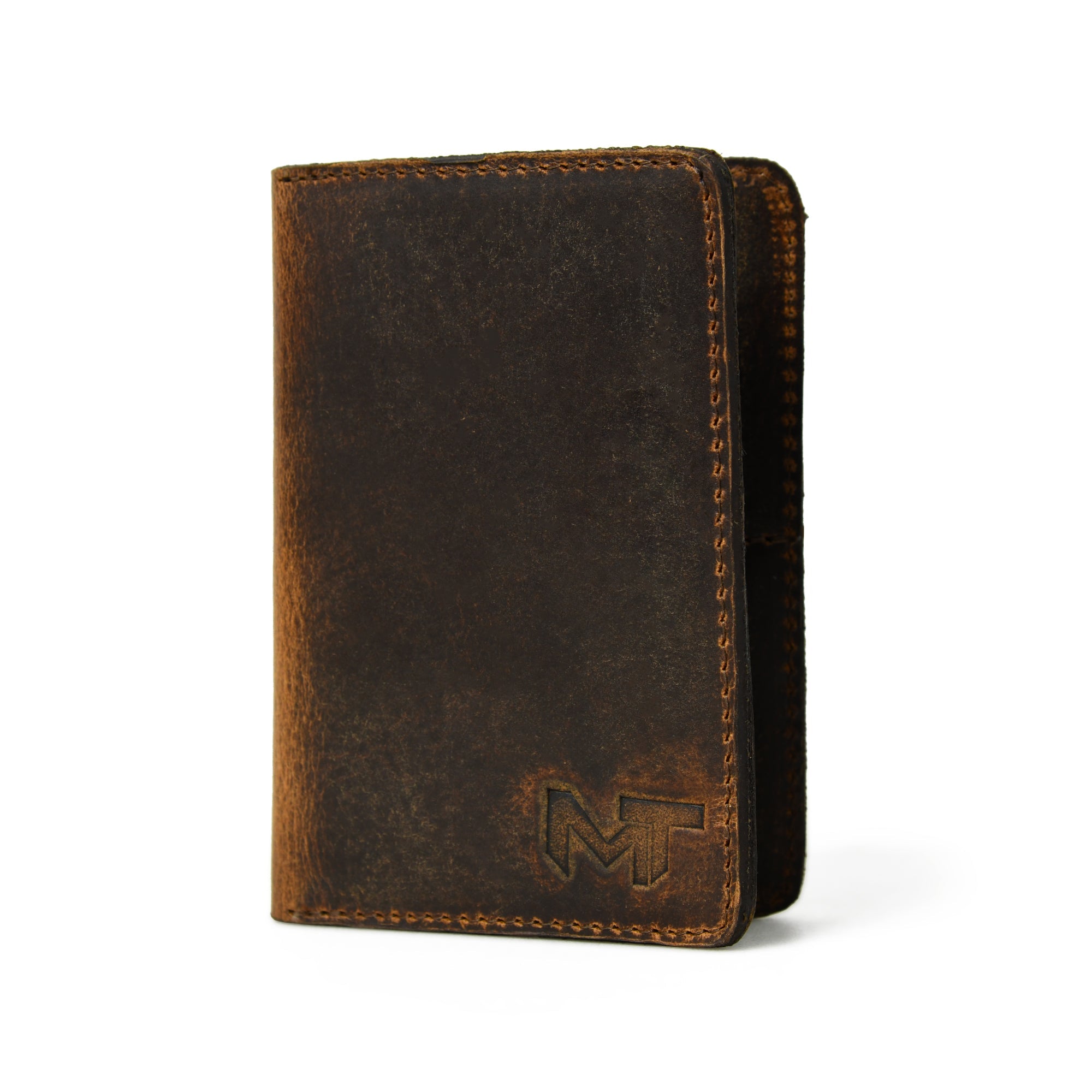 Passport Plus Leather Cover - Brown - Classy Leather Bags - Flyclothing LLC