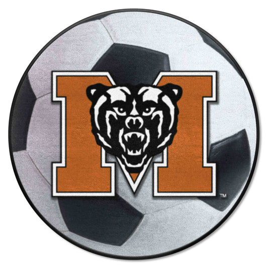 Mercer Bears Soccer Ball Rug - 27in. Diameter - Mercer