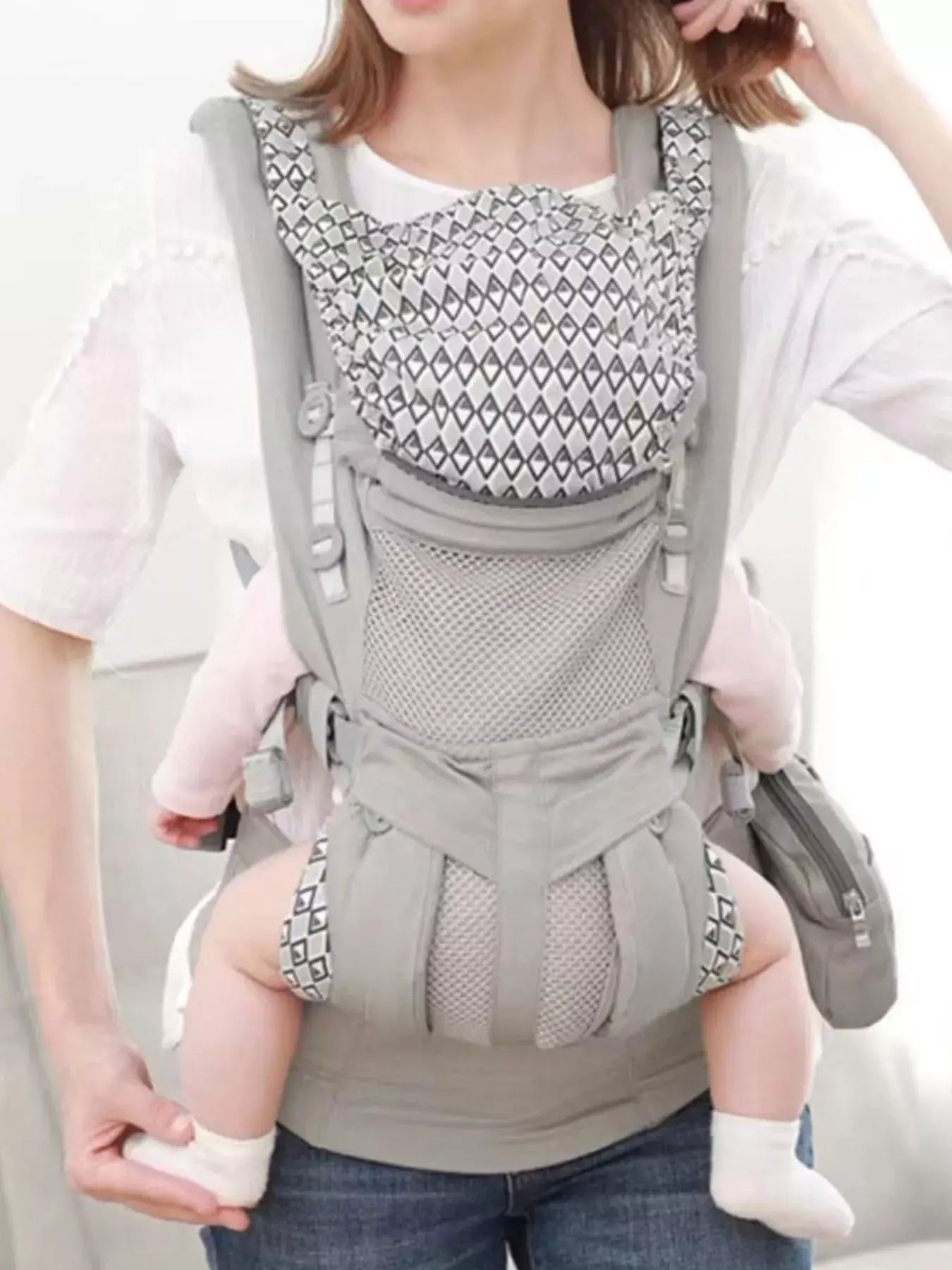 Ergonomic Breathable Baby Wrap - Trendsi - Flyclothing LLC