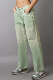 POL Embellishments Gradient Wide Leg Pants - Trendsi