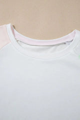Rainbow Striped Round Neck T Shirt and Shorts Lounge Set - Trendsi - Flyclothing LLC