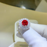 2 Carat Moissanite 925 Sterling Silver Ring - Trendsi