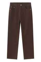 Straight Leg Jeans with Pockets - Trendsi - Flyclothing LLC