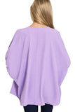 Zenana Woven Airflow V-neck Puff Half Sleeve Top - Trendsi