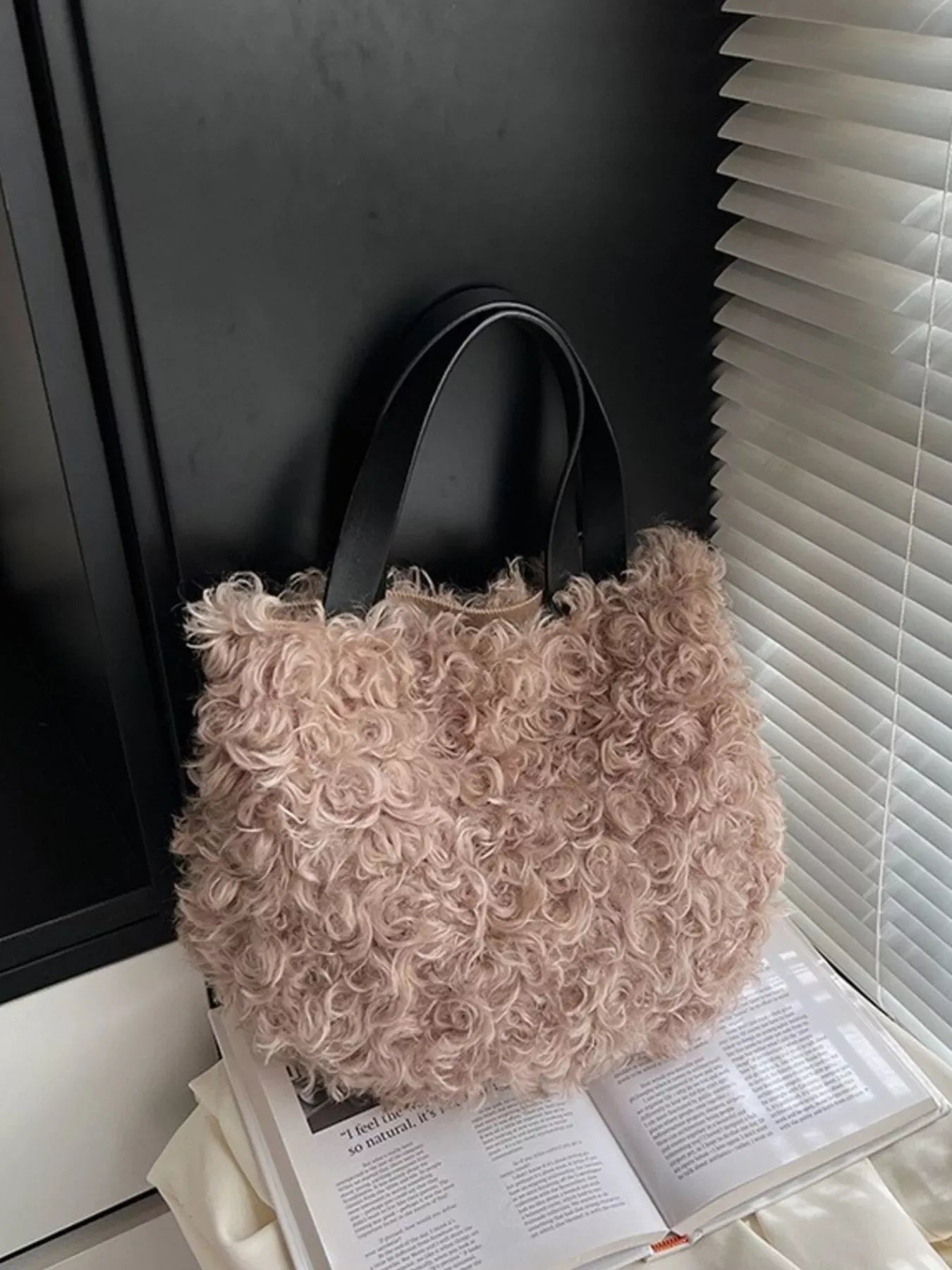 Lightweight Fluffy Handbag - Trendsi - Flyclothing LLC