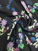 Printed V-Neck Cap Sleeve Maxi Dress - Trendsi - Flyclothing LLC