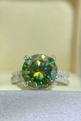 5 Carat Moissanite 925 Sterling Silver Ring - Trendsi - Flyclothing LLC