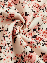 Floral Print Tie Strap Mini Dress - Trendsi - Flyclothing LLC